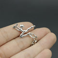 Zinc Alloy Gymnast Athlete Keychain Sport Gift Key Ring view 4