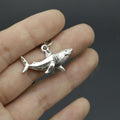 Metal Shark Keychain Bag Charm – Silver view 4
