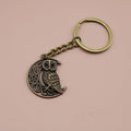 Metal Viking Owl Keychain Bag Charm Gift view 6