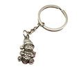 Zinc Alloy Christmas Snowman Keychain Holiday Gift view 5