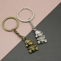 Zinc Alloy Christmas Snowman Keychain Holiday Gift view 1
