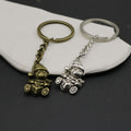 Zinc Alloy Christmas Snowman Keychain Holiday Gift view 3