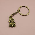 Zinc Alloy Christmas Snowman Keychain Holiday Gift view 6