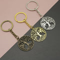 Zinc Alloy Tree Of Life Keychain For Key Ring Gift view 1
