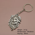 Metal Indian Chief Keychain Bag Charm view 2