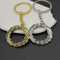 Zinc Alloy Olive Branch Keychain For Bag Charm Gift view 3