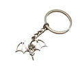 Zinc Alloy Simple Bat Keychain Halloween Bag Charm view 5