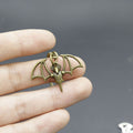 Zinc Alloy Simple Bat Keychain Halloween Bag Charm view 4