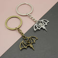 Zinc Alloy Simple Bat Keychain Halloween Bag Charm view 1