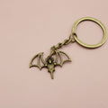 Zinc Alloy Simple Bat Keychain Halloween Bag Charm view 6