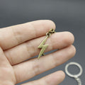 Metal Lightning Keychain Bag Charm Gift view 4
