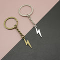 Metal Lightning Keychain Bag Charm Gift view 1