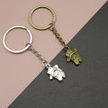 Metal Double-Sided Cowboy Horse Head Keychain Bag Charm view 1