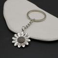 Metal Sunflower Keychain Bag Charm view 3