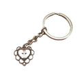 Zinc Alloy Heart Cross Keychain Simple Gift Key Ring view 5