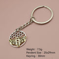 Zinc Alloy Bee Honeycomb Keychain Bag Charm Gift view 2
