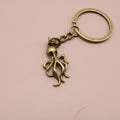 Zinc Alloy Octopus Shape Keychain Bag Charm Gift view 6