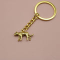 Metal Minimalist Leopard Keychain For Bag Charm Gift view 6