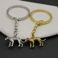 Metal Minimalist Leopard Keychain For Bag Charm Gift view 4