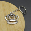 Zinc Alloy Large Crown Keychain For Bag Charm Gift view 4
