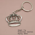 Zinc Alloy Large Crown Keychain For Bag Charm Gift view 2
