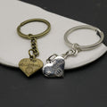 Metal Volleyball Heart Keychain Gift view 4