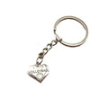 Metal Volleyball Heart Keychain Gift view 5
