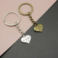 Metal Volleyball Heart Keychain Gift view 1