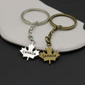 Zinc Alloy Maple Leaf Keychain Canada Style Bag Charm view 4