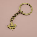 Zinc Alloy Maple Leaf Keychain Canada Style Bag Charm view 6