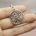 Metal Sun Moon Tree Keychain Gift view 4