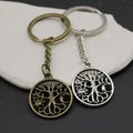 Metal Sun Moon Tree Keychain Gift view 3