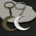 Zinc Alloy Simple Moon Keychain Celestial Bag Charm Gift view 4