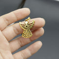 Zinc Alloy Angel Keychain Bag Charm Gift view 4