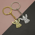 Zinc Alloy Angel Keychain Bag Charm Gift view 1