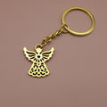Zinc Alloy Angel Keychain Bag Charm Gift view 6