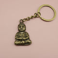 Metal Buddha Keychain Bag Charm view 6