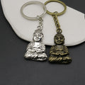 Metal Buddha Keychain Bag Charm view 3
