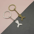 Metal Mermaid Tail Keychain Bag Charm for Keys and Gifts view 1