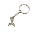 Metal Mermaid Tail Keychain Bag Charm for Keys and Gifts view 5