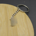 Zinc Alloy Minimalist Moon Keychain Bag Charm Gift view 3