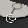 Zinc Alloy Hollow Moon Keychain For Celestial Bag Charm view 4