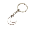 Zinc Alloy Hollow Moon Keychain For Celestial Bag Charm view 5