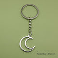 Zinc Alloy Hollow Moon Keychain For Celestial Bag Charm view 2