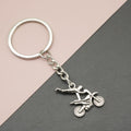 Metal Racing Motorcycle Keychain Car Key Ring Gift view 1