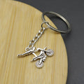 Metal Racing Motorcycle Keychain Car Key Ring Gift view 3