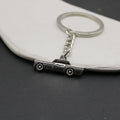 Metal Minimalist Car Keychain Bag Charm view 3