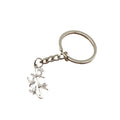 Zinc Alloy Bamboo Keychain Minimalist Bag Charm Key Ring Gift view 5