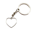 Metal Hollow Heart Keychain Cute Bag Charm Gift view 5