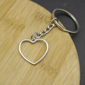 Metal Hollow Heart Keychain Cute Bag Charm Gift view 3